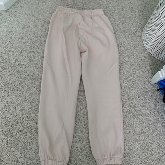 Cream High-Rise Jogger Sweatpants - Picture 2 of 3